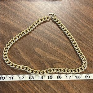 Gold Tone Chain Necklace